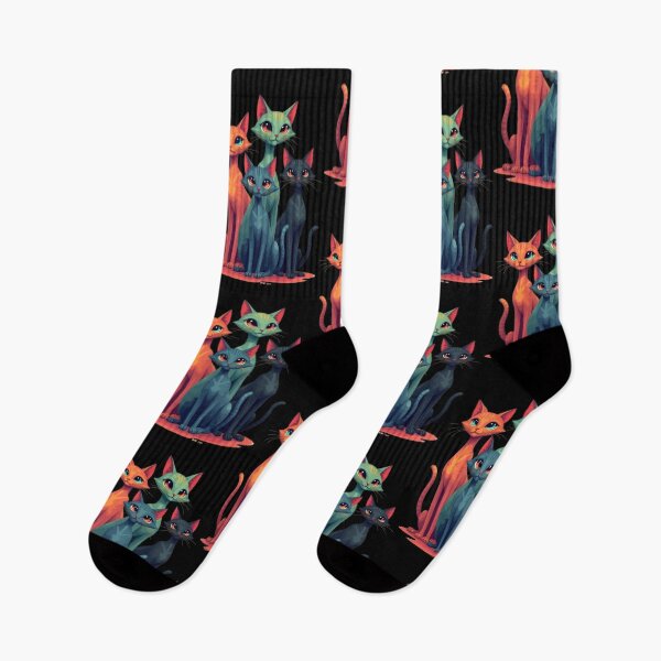 Item preview, VIBRANT FELINE QUARTET  designed and sold by AvalonTshirts.