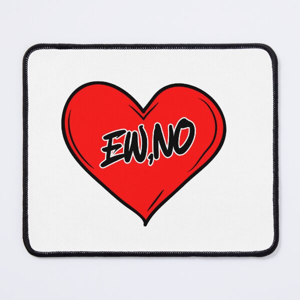 Item preview,  Funny EW NO Anti Valentines Day Candy Heart Quote designed and sold by ZACK ART.