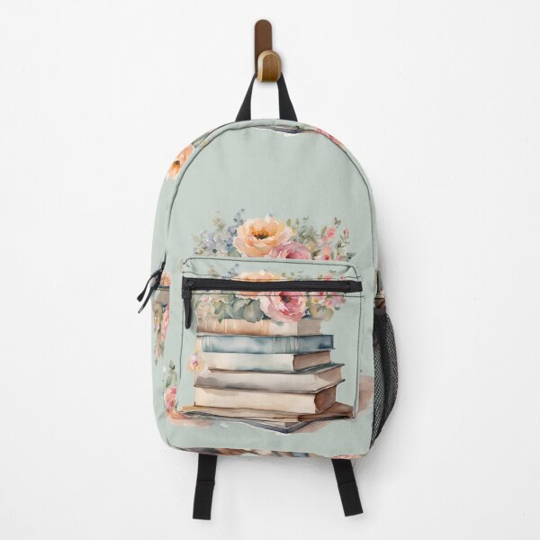 Item preview,  I love books and flowers,  Books Lover,   Vintage books, Plants lover, Flower Lovers, designed and sold by KolorellaS.