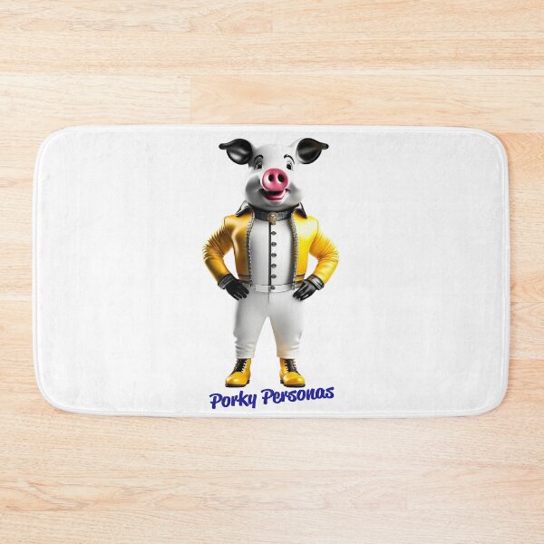 Item preview, Porky Personas Funny Pig Characters Freddie Mercury designed and sold by Drone-tees.