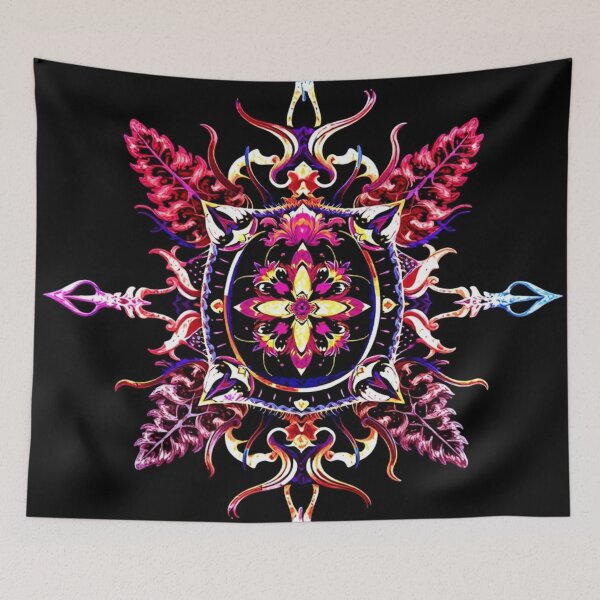 Aperçu de l'œuvre motif complexe en rose, rouge et noir créée et vendue par optimusprime39.