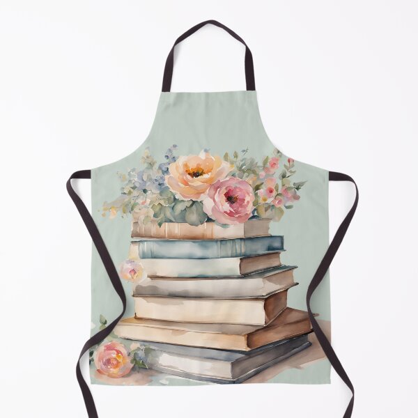 Item preview,  I love books and flowers,  Books Lover,   Vintage books, Plants lover, Flower Lovers, designed and sold by KolorellaS.