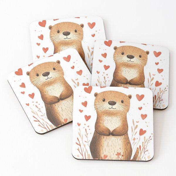 Item preview, Cute Otter Valentines Day designed and sold by GearGrafix.