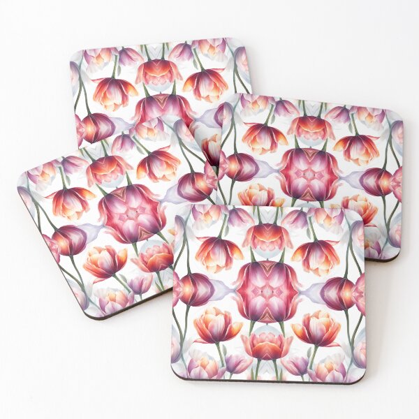 Item preview, Dreamy Tulip Pattern – Elegant Watercolor-Inspired Floral Design designed and sold by MystiqSlav.