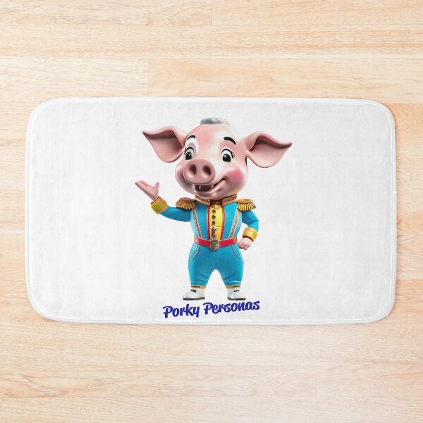 Item preview, Porky Personas Funny Pig Characters Freddie Mercury designed and sold by Drone-tees.