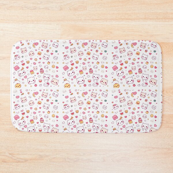 Item preview, Kitty Art Themed Kawaii Wallpaper Design Cute Background designed and sold by ART ATTACK ZONE.