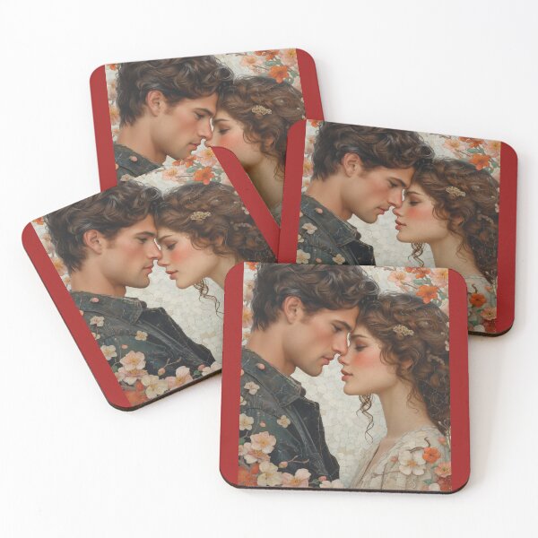 Item preview, Timeless Love: A Romantic Moment in Bloom designed and sold by ArtVibeCo.