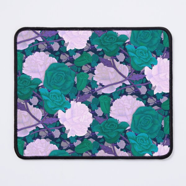 Item preview, Busy Roses Teal designed and sold by AmberAzbell.