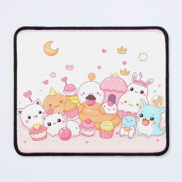Item preview, Animals Art Pink Kawaii Wallpaper Design Cute Background designed and sold by ART ATTACK ZONE.