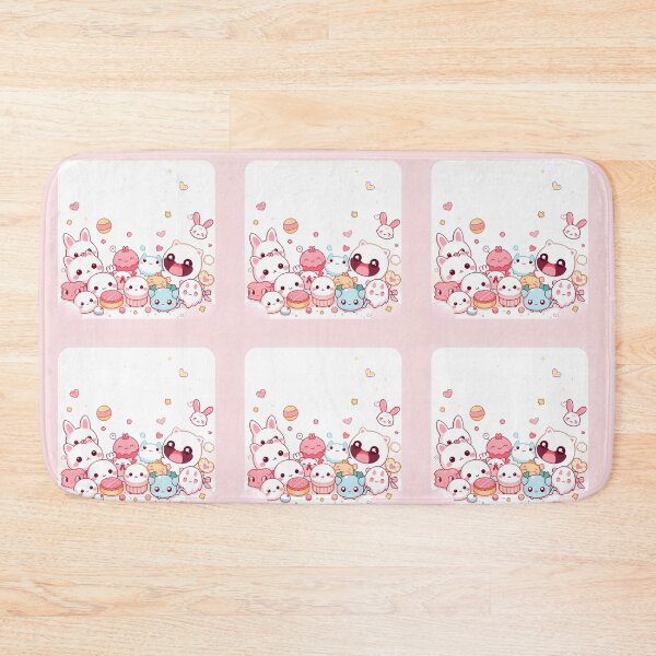 Item preview, Happy Animals Art Kawaii Wallpaper Design Cute Background designed and sold by ART ATTACK ZONE.