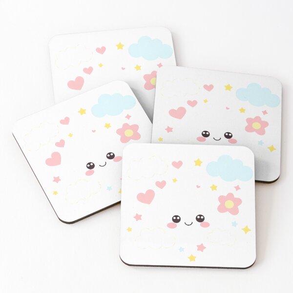 Item preview, Clouds  Art Kawaii Wallpaper Design Cute Background designed and sold by ART ATTACK ZONE.
