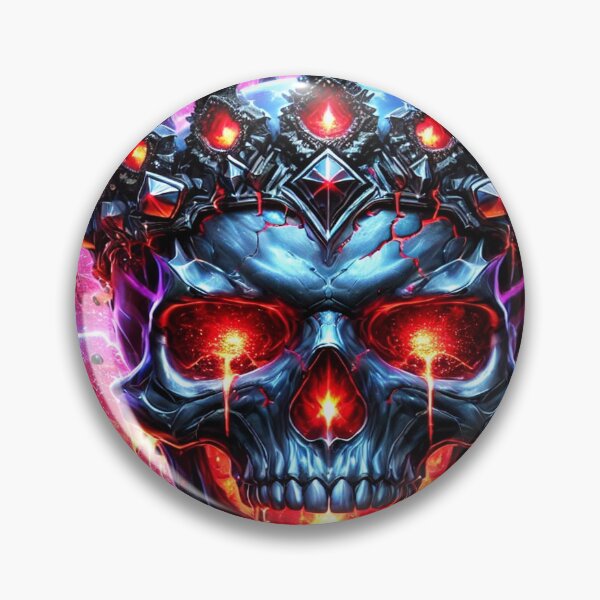 Item preview, The skull, molten crown, and lightning bolts  designed and sold by DripVada.