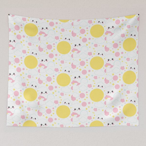 Item preview, Sun Art Culture Kawaii Wallpaper Design Cute Background designed and sold by ART ATTACK ZONE.