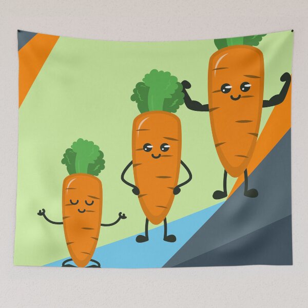 Item preview, Carrot Family Healthy Mind and Body designed and sold by Ciervo Primavera.