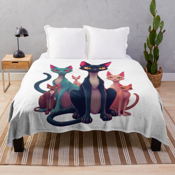 Item preview, VIBRANT FELINE QUARTET designed and sold by AvalonTshirts.