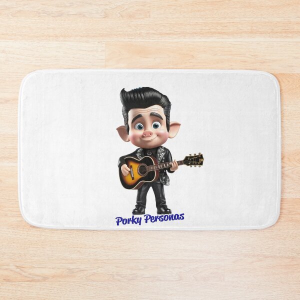 Item preview, Porky Personas Funny Pig Characters Johnny Cash designed and sold by Drone-tees.