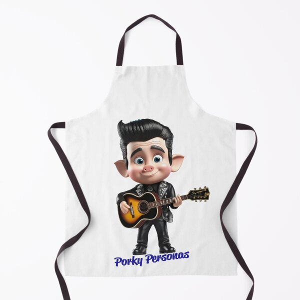 Item preview, Porky Personas Funny Pig Characters Johnny Cash designed and sold by Drone-tees.