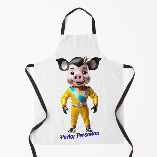 Item preview, Porky Personas Funny Pig Characters Freddie Mercury designed and sold by Drone-tees.