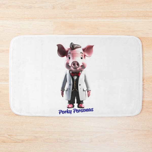 Item preview, Porky Personas Funny Pig Characters Abraham Lincoln designed and sold by Drone-tees.