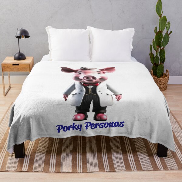Item preview, Porky Personas Funny Pig Characters Abraham Lincoln designed and sold by Drone-tees.
