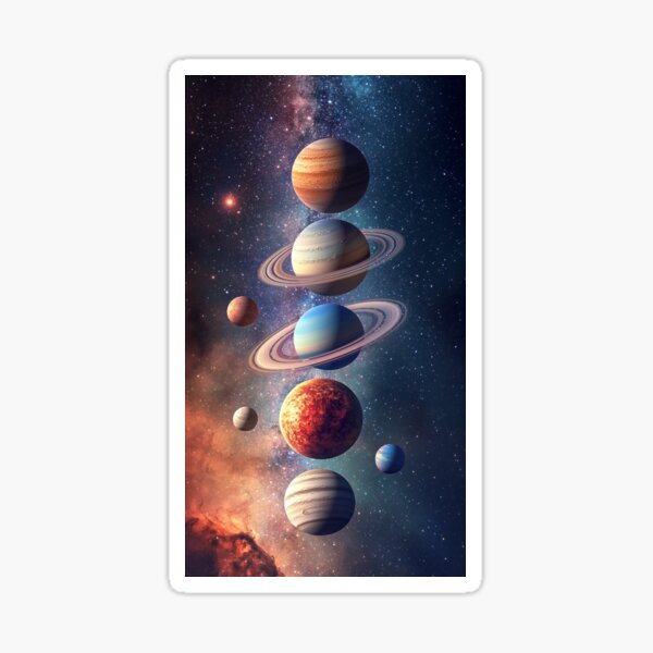 Item preview, Planetary Parade Under the Starry Sky designed and sold by Seaman191.