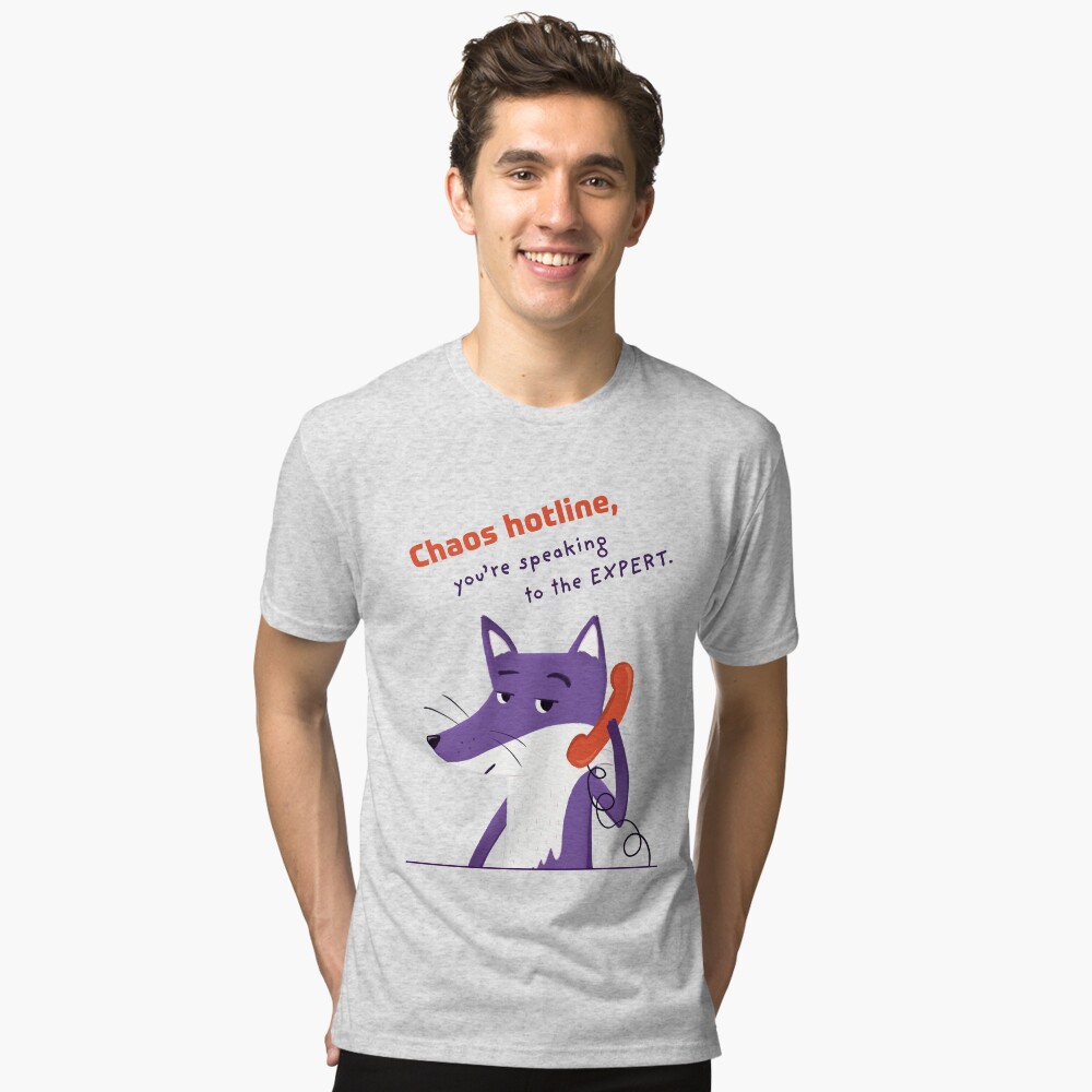 Item preview, Tri-blend T-Shirt designed and sold by ItsPurpleFox.