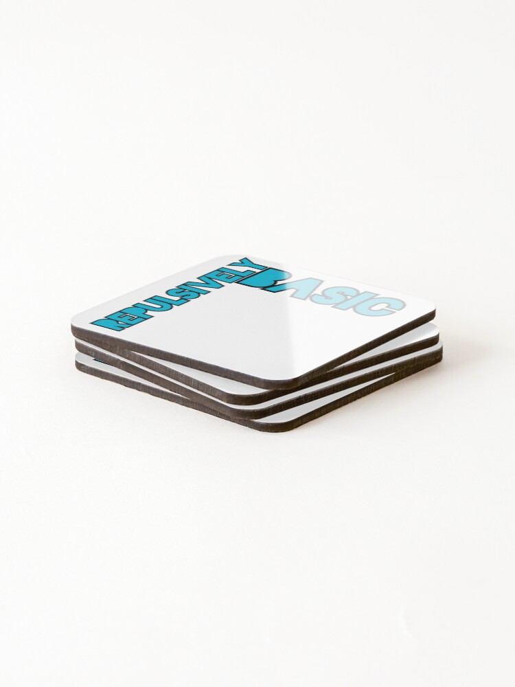 Thumbnail 4 of 5, Coasters (Set of 4), Repulsively basic designed and sold by SweetCrapClub.