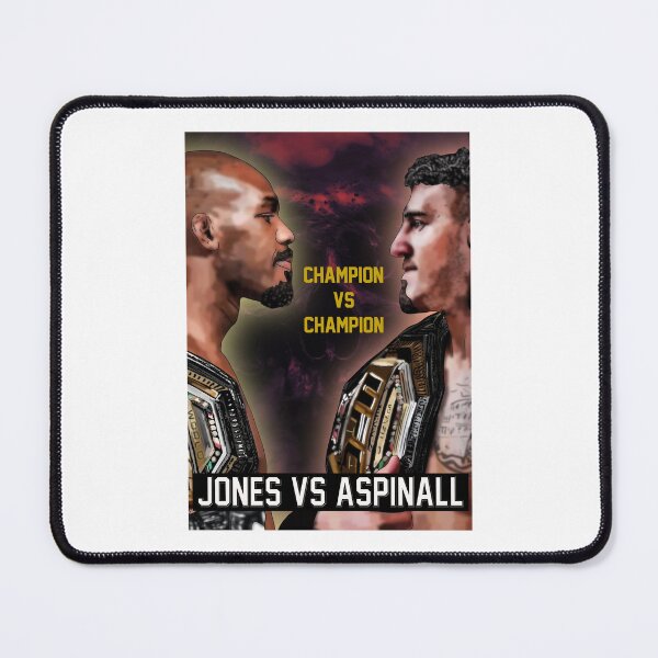 Item preview, Jon Jones vs. Tom Aspinall – Champion vs. Champion designed and sold by GrizzlyCollective.