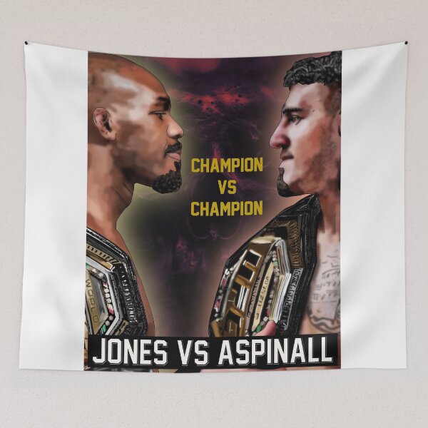 Item preview, Jon Jones vs. Tom Aspinall – Champion vs. Champion designed and sold by GrizzlyCollective.