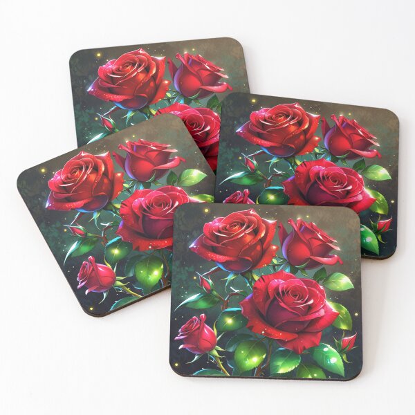 Item preview, Sparkling red roses. designed and sold by PatDoArt.