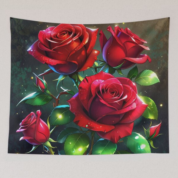 Item preview, Sparkling red roses. designed and sold by PatDoArt.