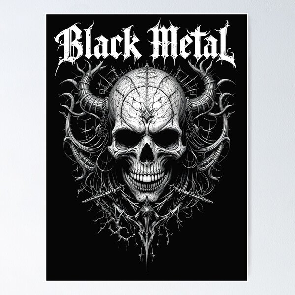 Item preview, Black Metal designed and sold by HolyRockArt.