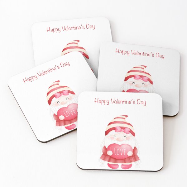 Item preview, Red valentine's day gnome designed and sold by Bunnylovely.