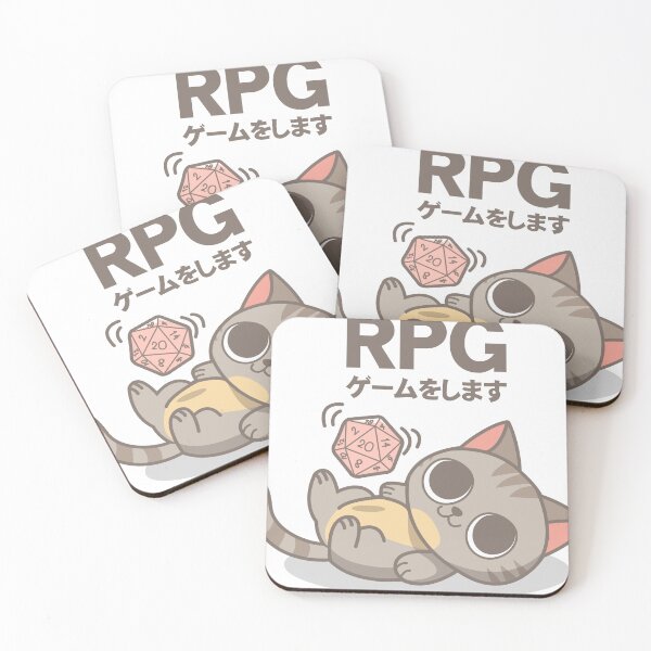 Item preview, Cat playing dice RPG designed and sold by Jessebladezwork.