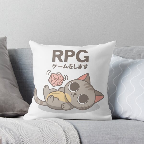 Item preview, Cat playing dice RPG designed and sold by Jessebladezwork.