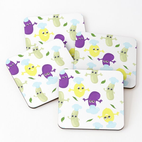 Item preview, Funny eggplants and zucchini designed and sold by CuteYetty.