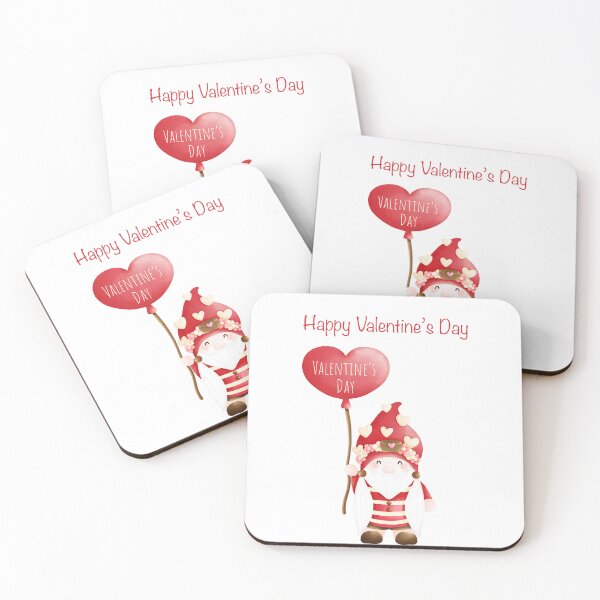 Item preview, Red valentine's day gnome designed and sold by Bunnylovely.