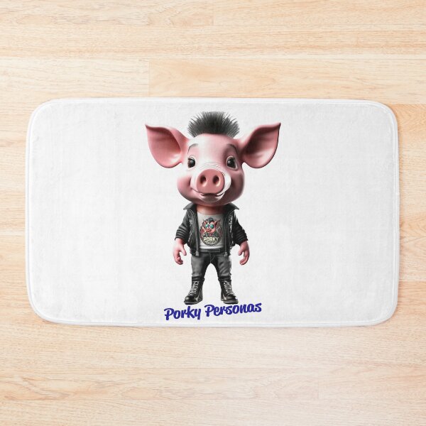 Item preview, Porky Personas Funny Pig Characters Sid Vicious designed and sold by Drone-tees.