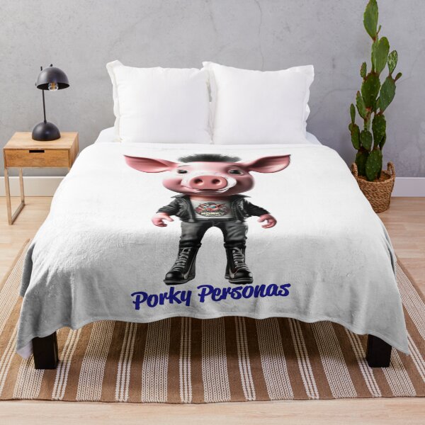 Item preview, Porky Personas Funny Pig Characters Sid Vicious designed and sold by Drone-tees.
