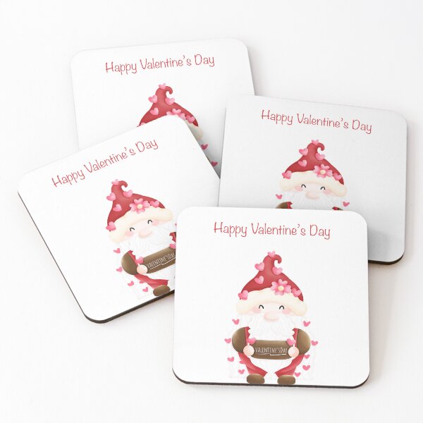 Item preview, Red valentine's day gnome designed and sold by Bunnylovely.