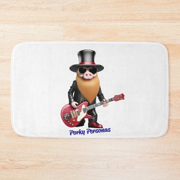 Item preview, Porky Personas Funny Pig Characters ZZ Top designed and sold by Drone-tees.