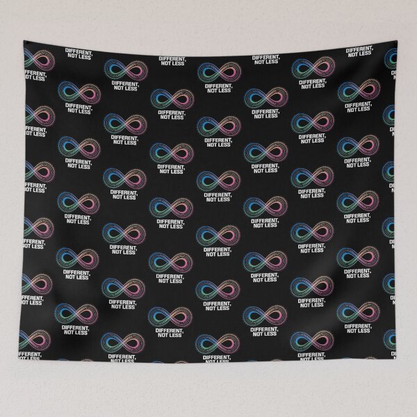 Item preview, Different Not Less | Autism Awareness & Neurodiversity designed and sold by BunBuntheDog-.