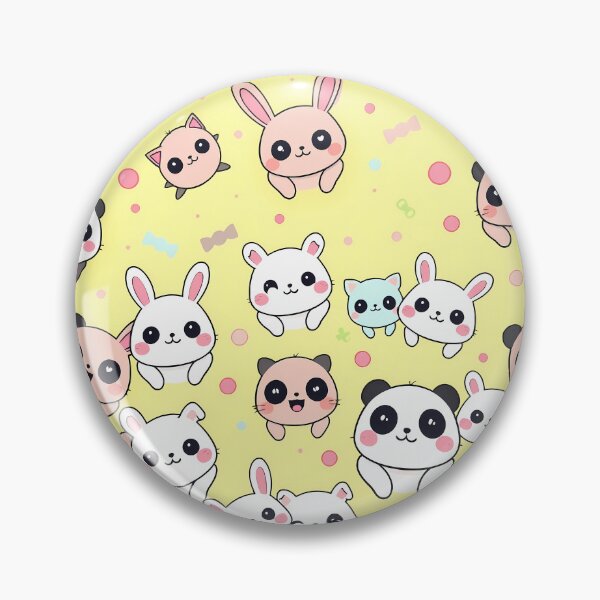 Item preview, Yellow Art Kawaii Wallpaper Design Cute Background designed and sold by ART ATTACK ZONE.