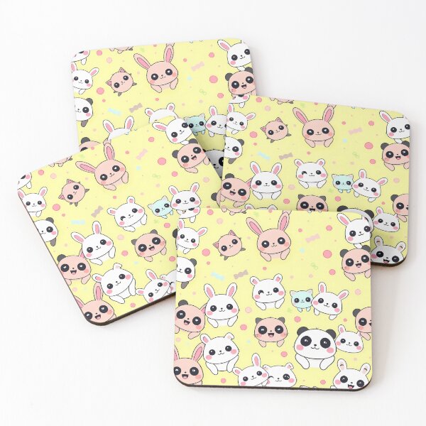 Item preview, Yellow Art Kawaii Wallpaper Design Cute Background designed and sold by ART ATTACK ZONE.