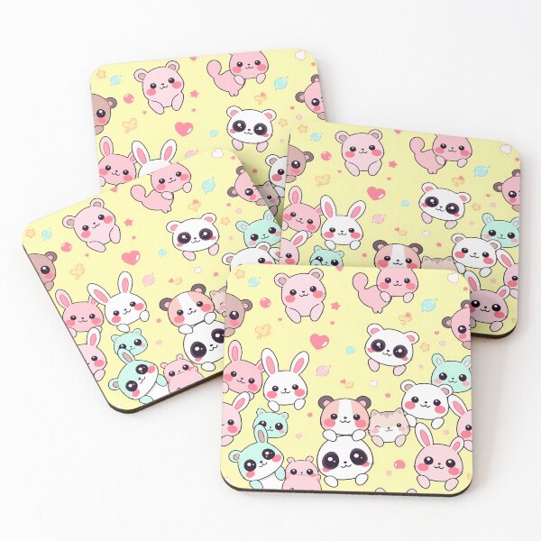 Item preview, Animals Art Kawaii Wallpaper Design Cute Background designed and sold by ART ATTACK ZONE.