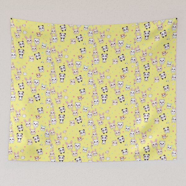 Item preview, Pandas Art Kawaii Wallpaper Design Cute Background designed and sold by ART ATTACK ZONE.