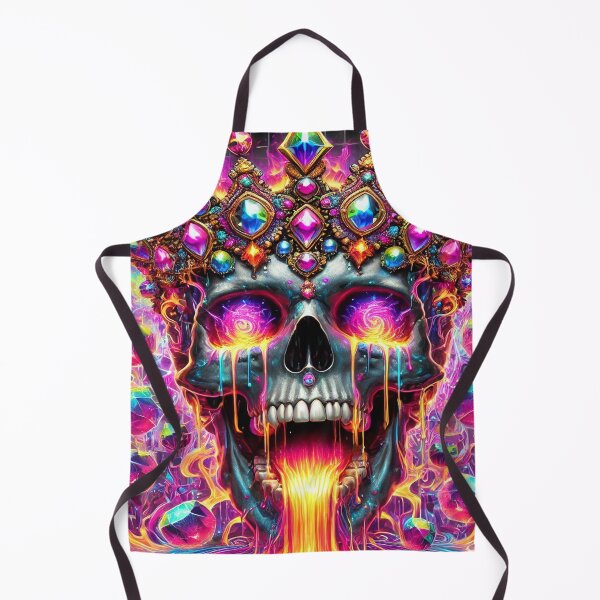 Item preview, "Cosmic Lava Skull Crown – Explosive Power, Rebellion, and Chaos" designed and sold by DripVada.