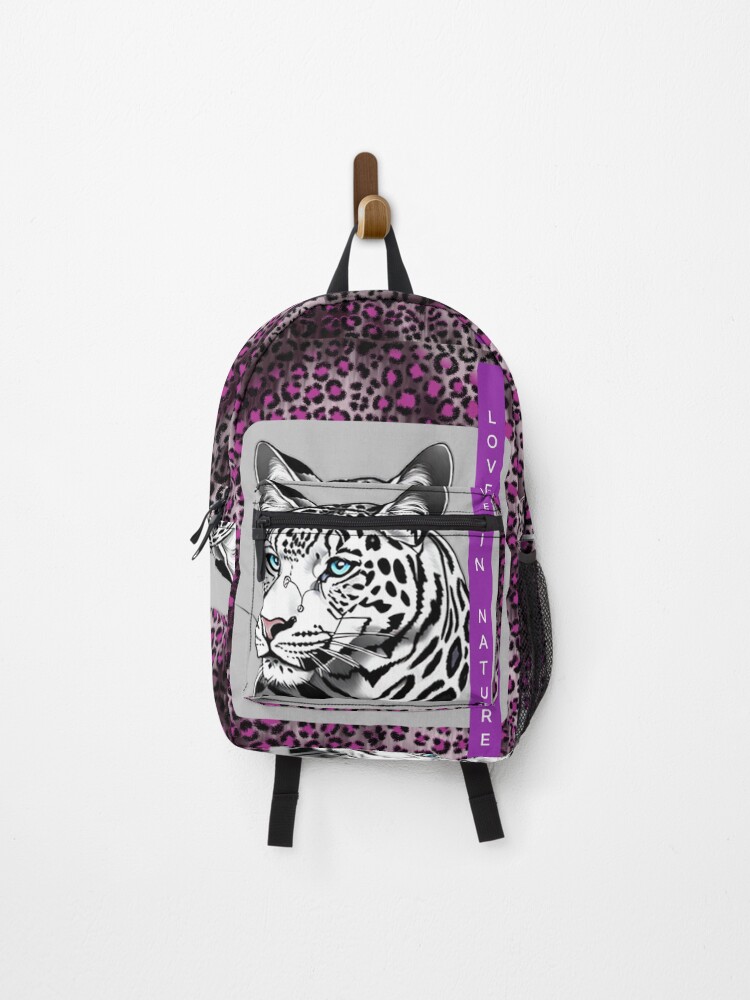 Thumbnail 1 of 3, Backpack, leopard pattern designed and sold by zzzozzo.