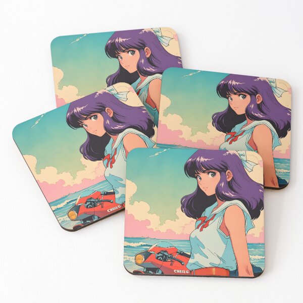 Item preview, Aesthetic anime girl 80s vintage designed and sold by Anime-rewind.