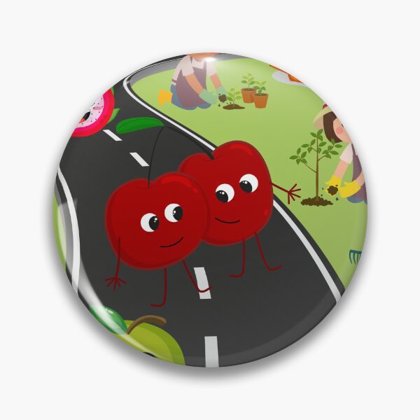 Item preview, The Happy Fruit Route designed and sold by Ciervo Primavera.